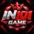 IN101 Game Logo – Red and Silver Gaming Icon